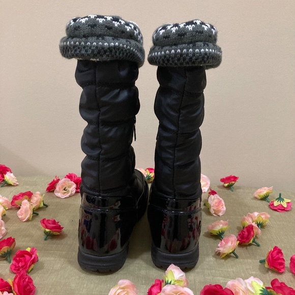 NWT Totes Waterproof Black Boots "Caroline 2" 10M - Picture 8 of 16